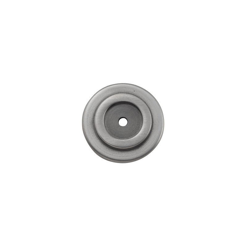 Knob Backplate Polished Metal 25mm