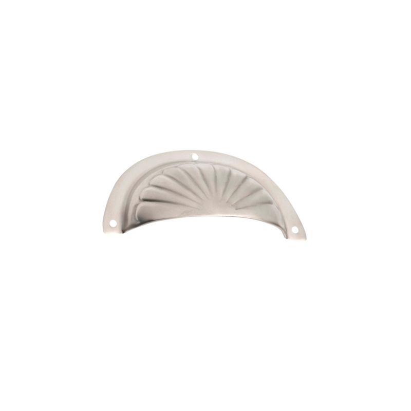 Drawer Pull Fluted Satin Nickel