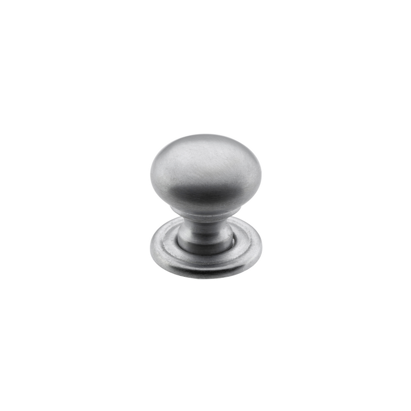 Cupboard Knob Classic Satin Chrome 19mm