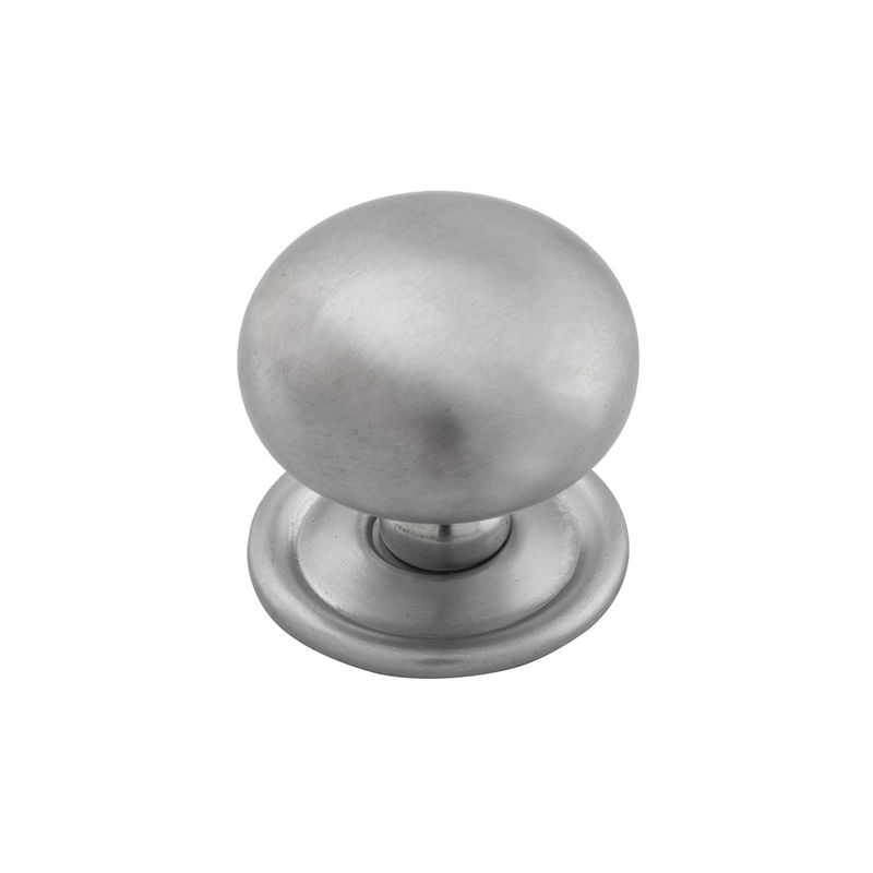 Cupboard Knob Classic Satin Chrome 38mm