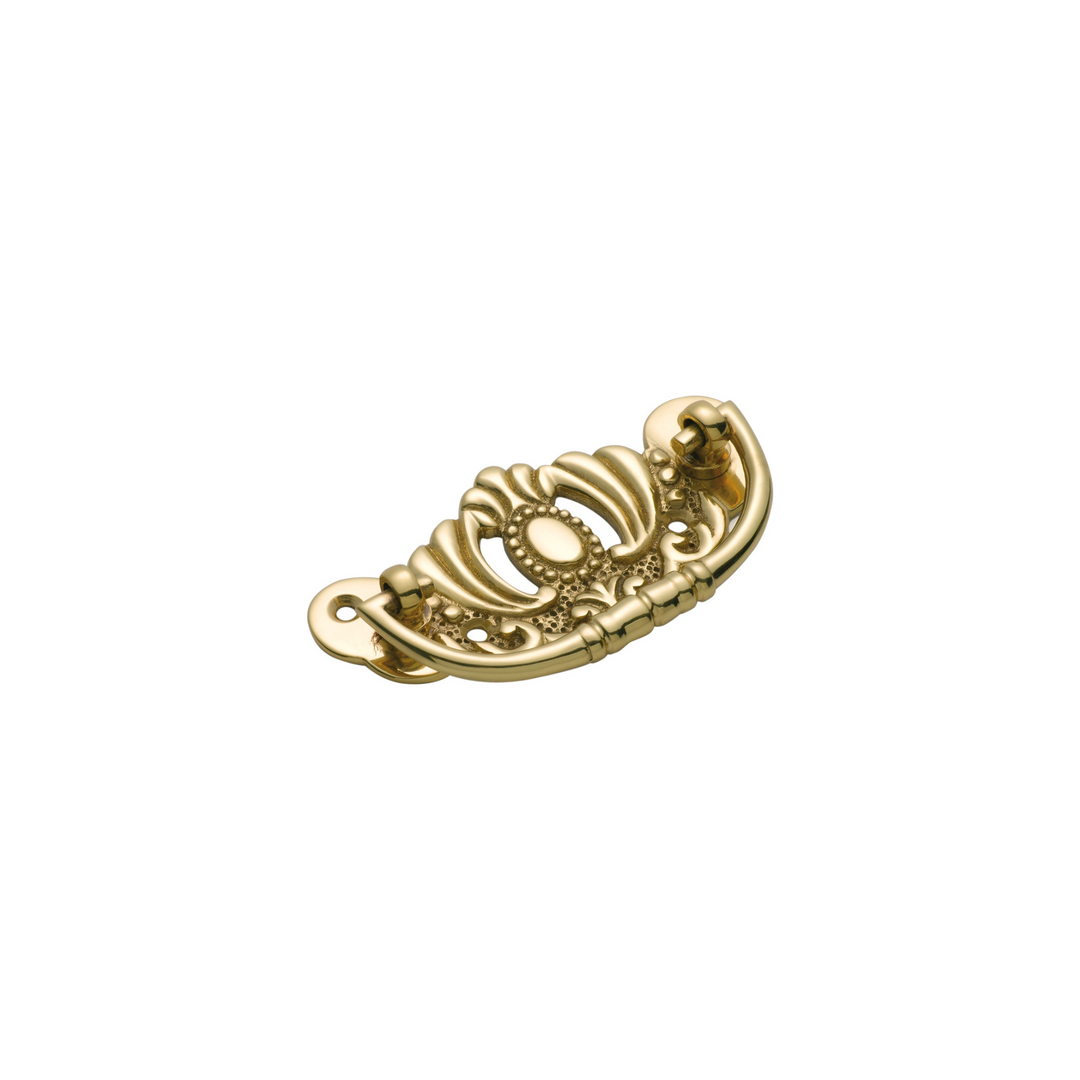 Cabinet Handle - Victorian Small Polished Brass
