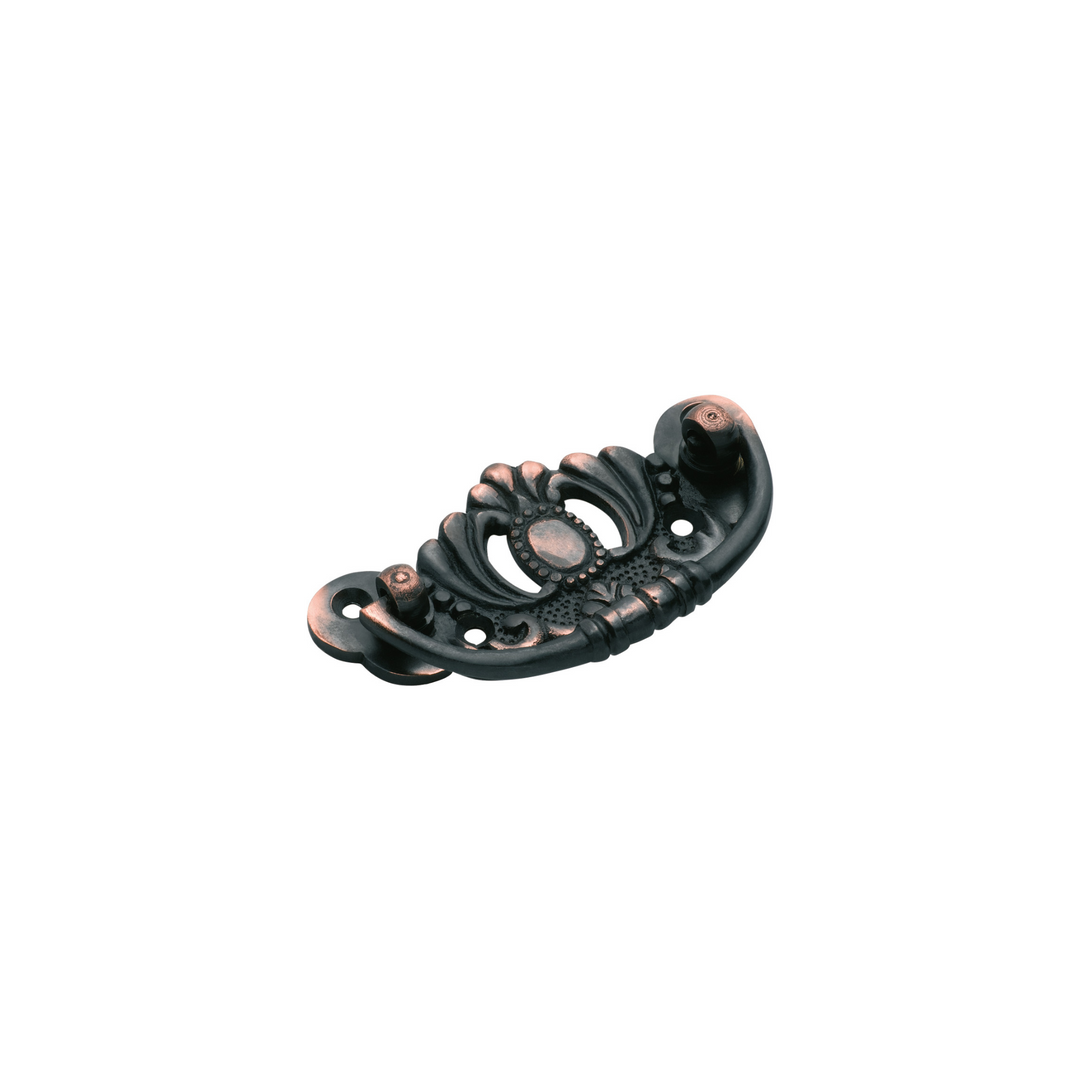 Cabinet Handle - Victorian Small Antique Copper