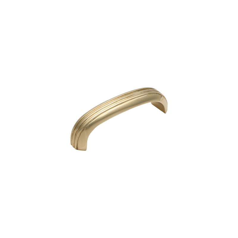 Deco Pull Handle Small Polished Brass