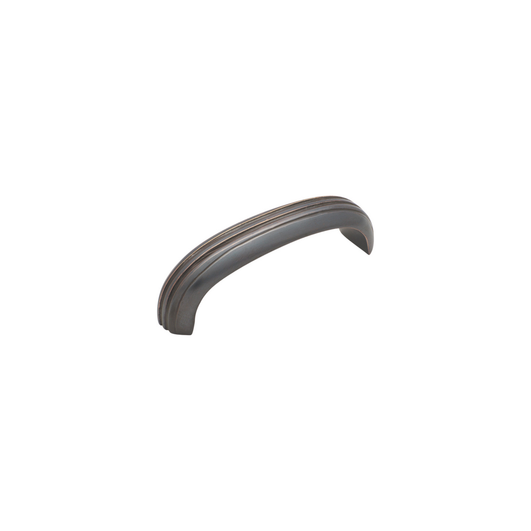 Deco Pull Handle Small Antique Copper
