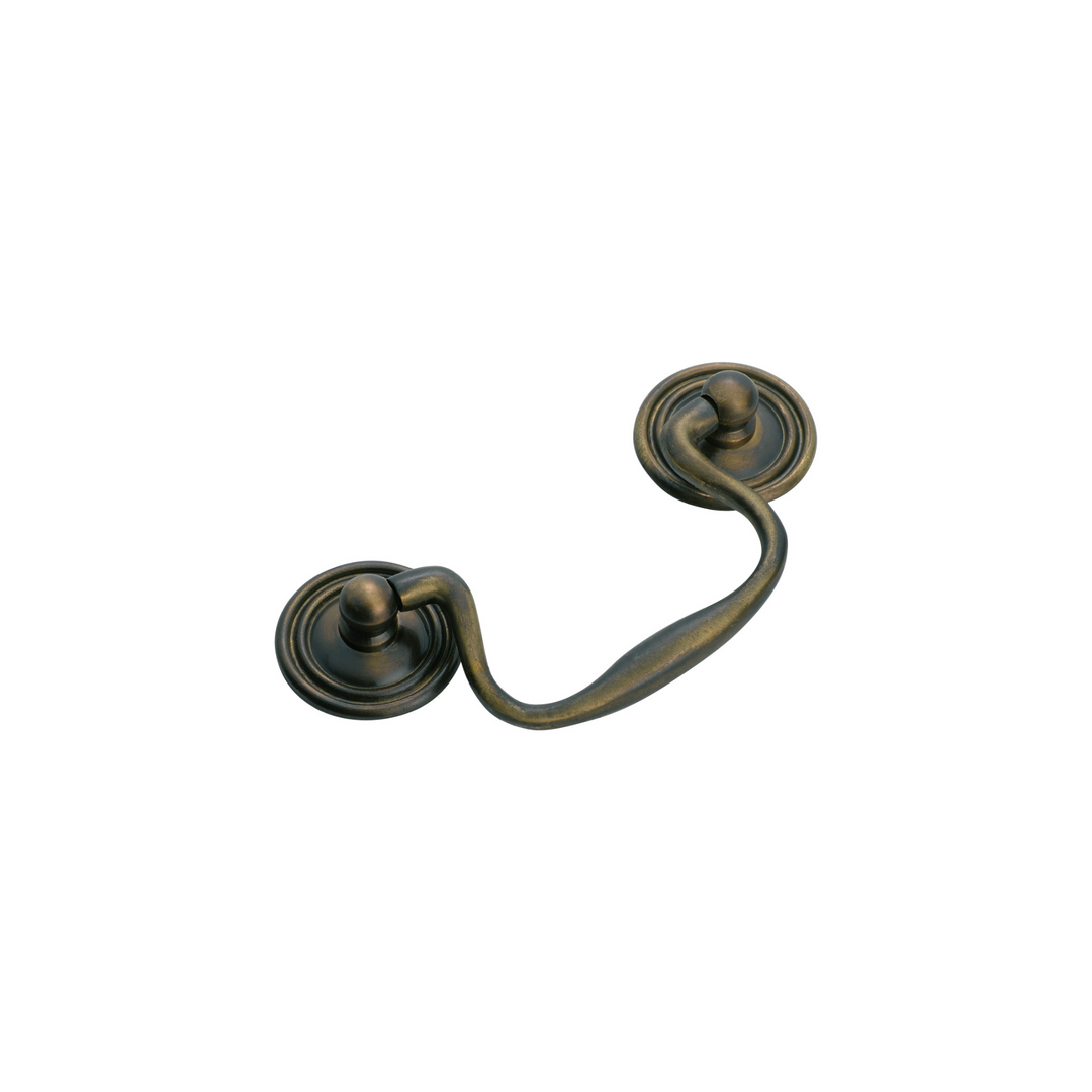 Swan Neck Handle Antique Brass
