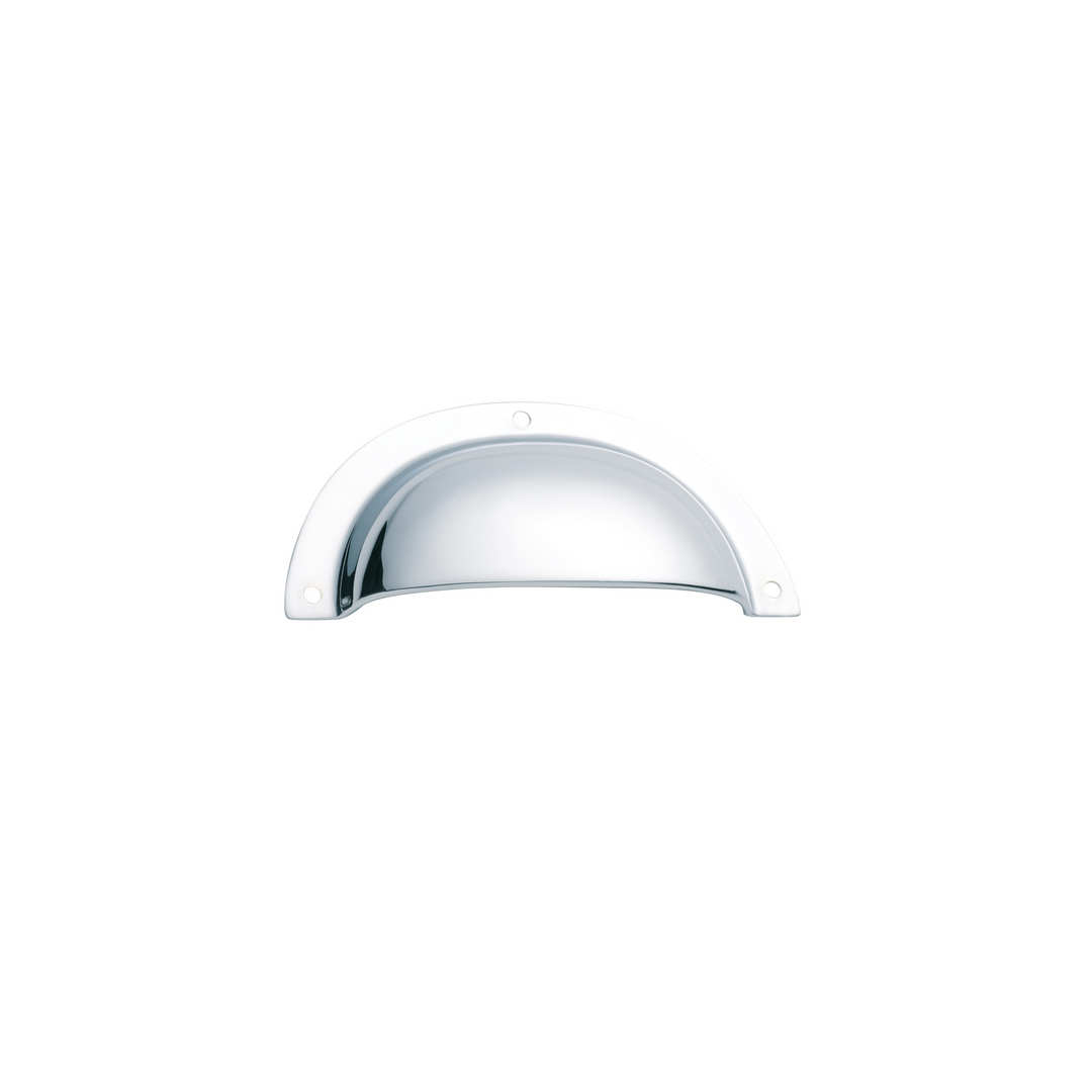Drawer Pull Plain Polished Chrome