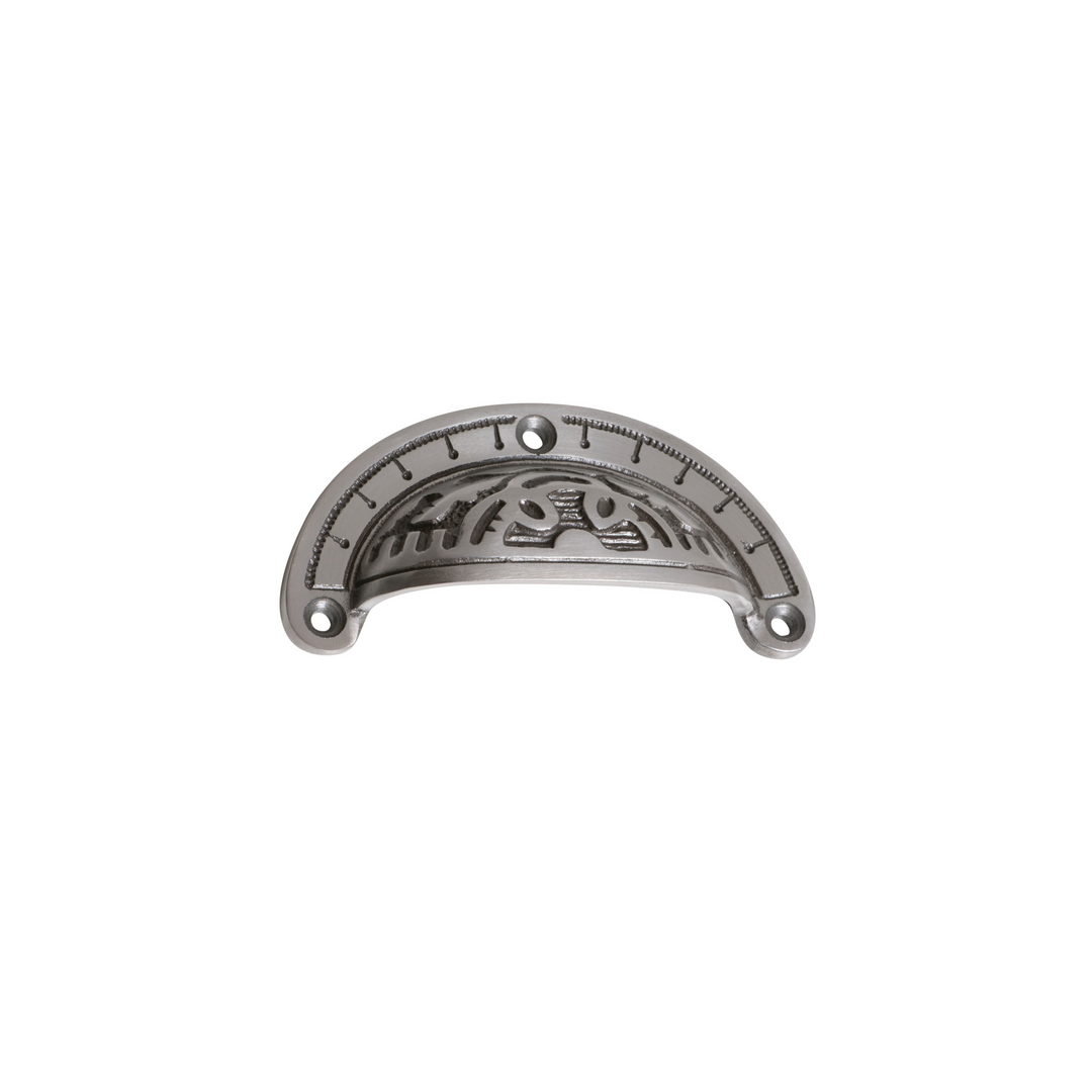 Drawer Pull Ornate Classic Polished Metal