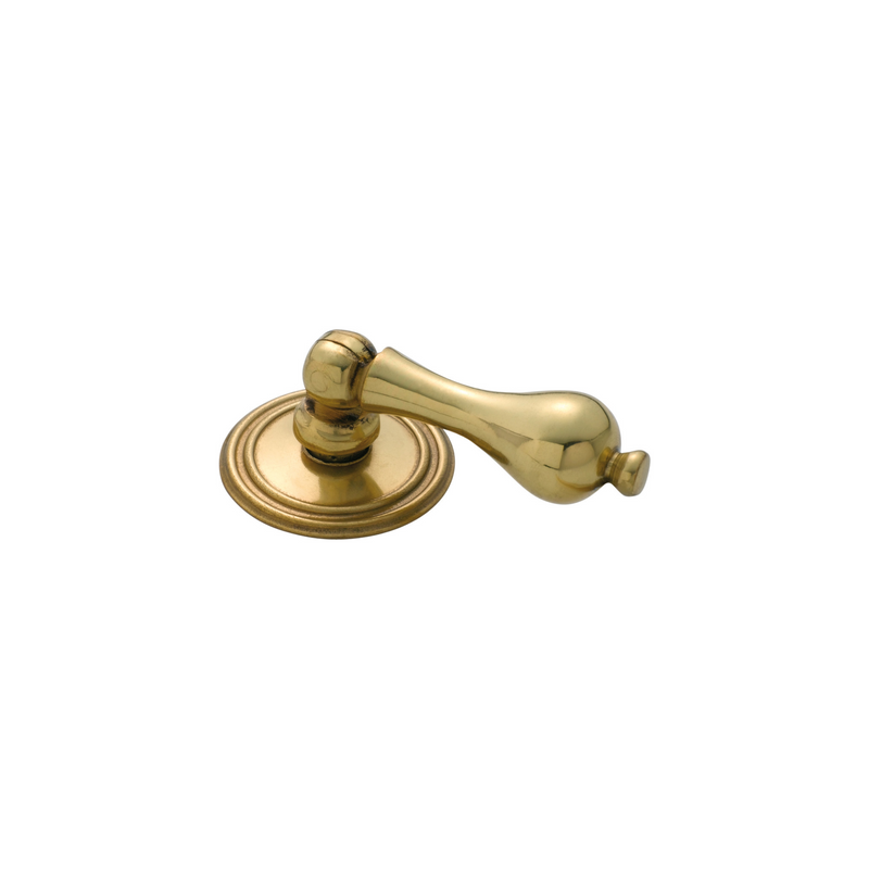 Teardrop Handle Polished Brass