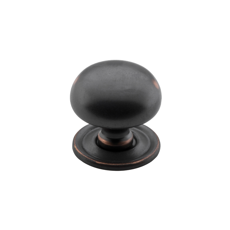 Cupboard Knob Classic Antique Copper 32mm