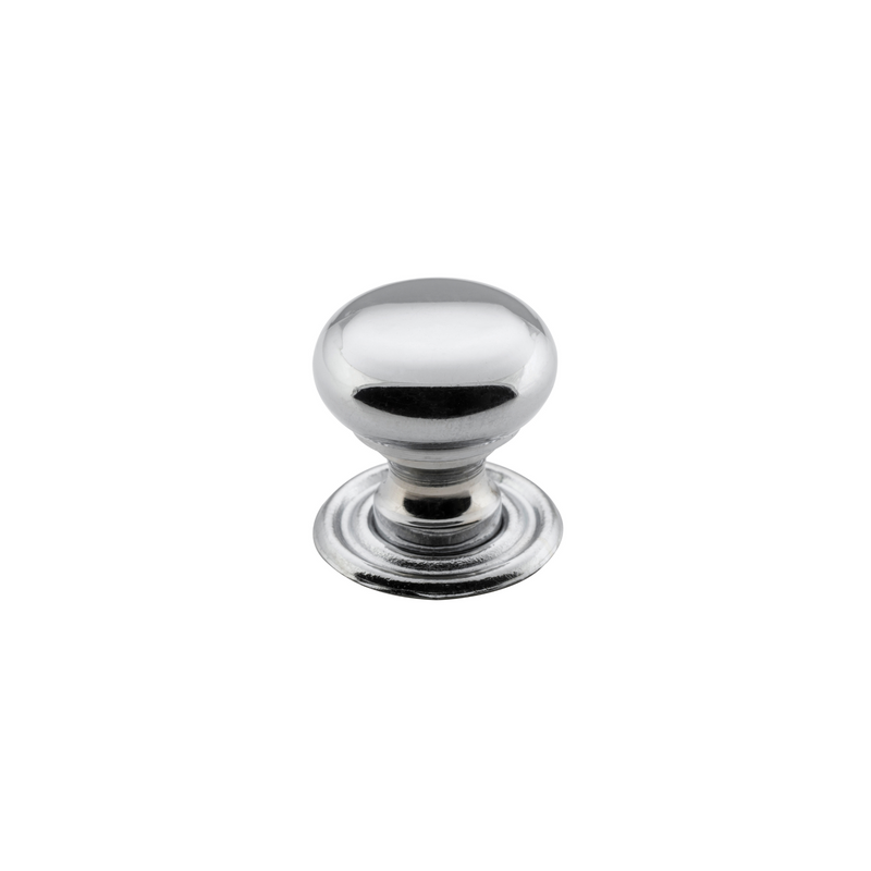 Cupboard Knob Classic Polished Chrome 19mm