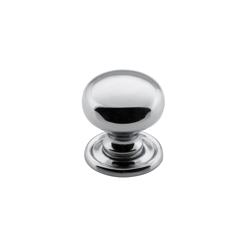 Cupboard Knob Classic Polished Chrome 25mm