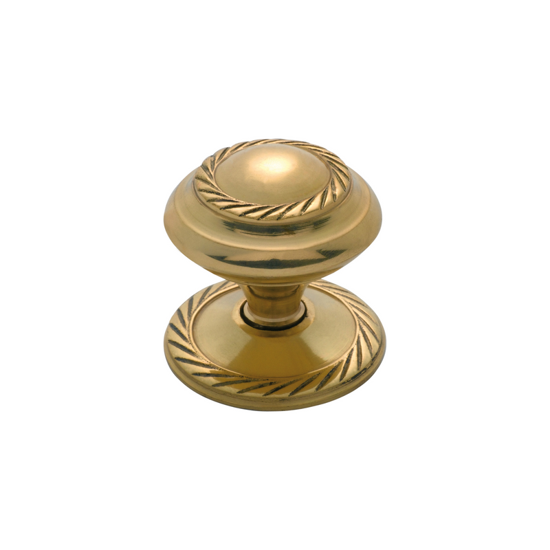 Georgian Cupboard Knob Polished Brass 32mm