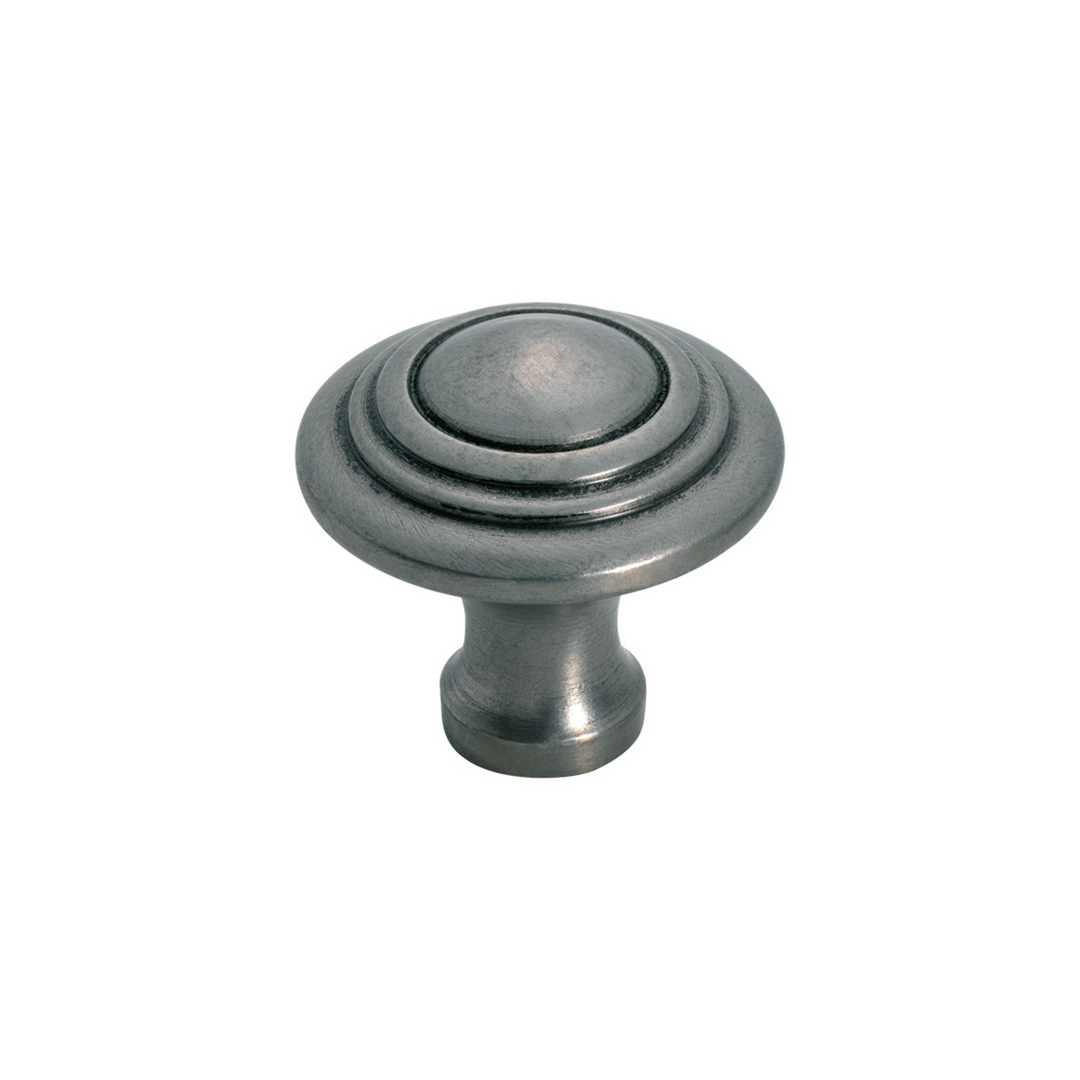 Cupboard Knob Domed Polished Metal 38mm