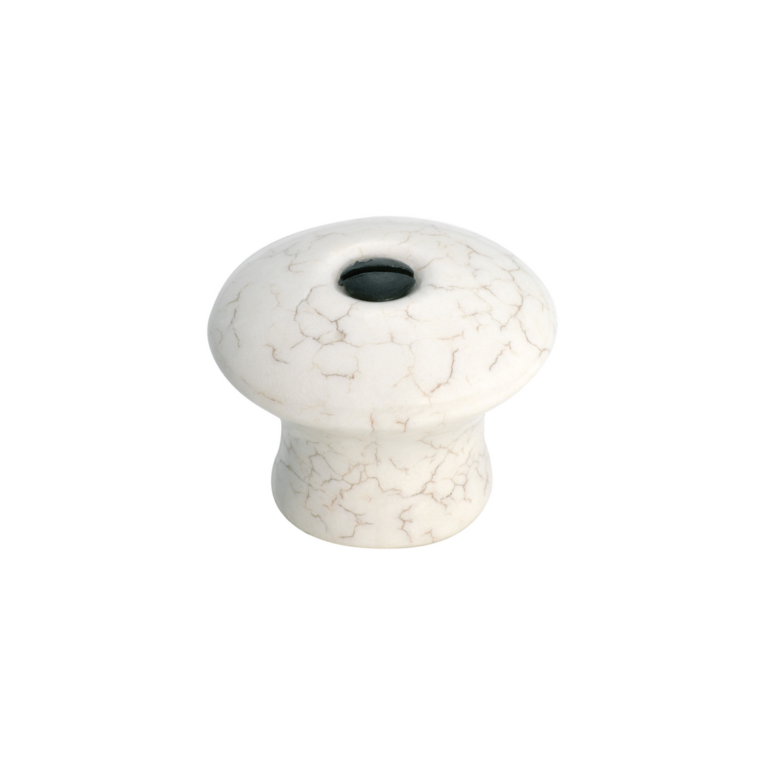 Porcelain Knob Crazed Ivory - Face Fix 32mm