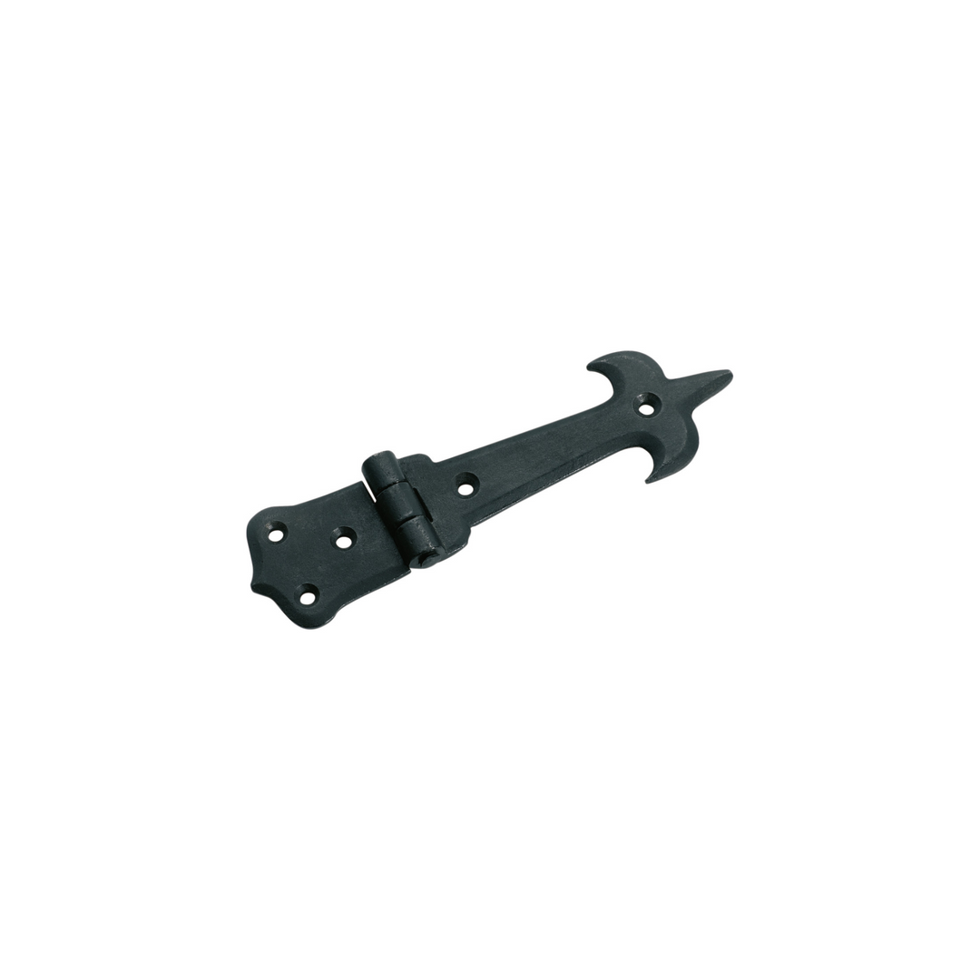 Hinge Cast Iron Matt Black 144mm x 38mm