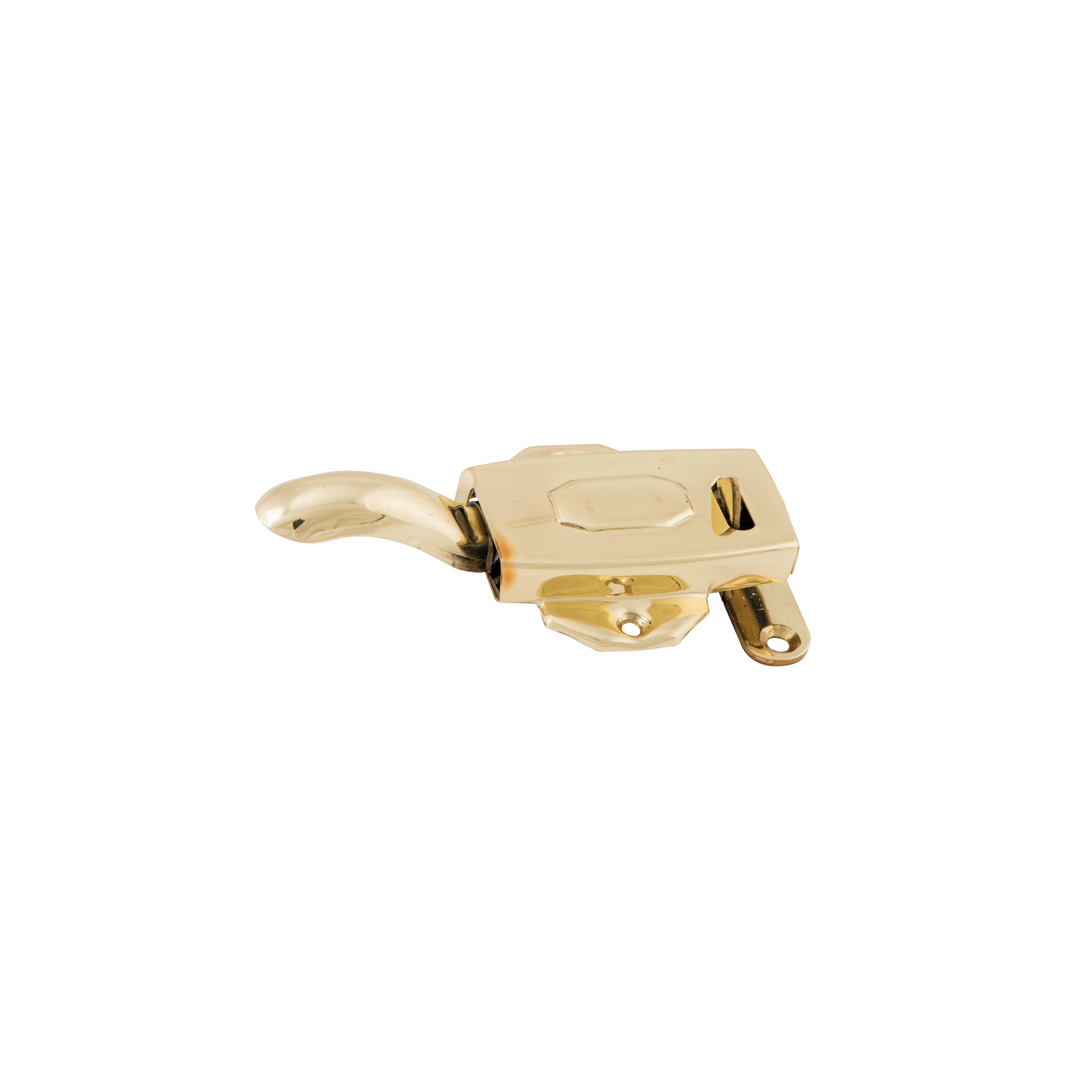 Kitchen Dresser Latch Left Hand Polished Brass