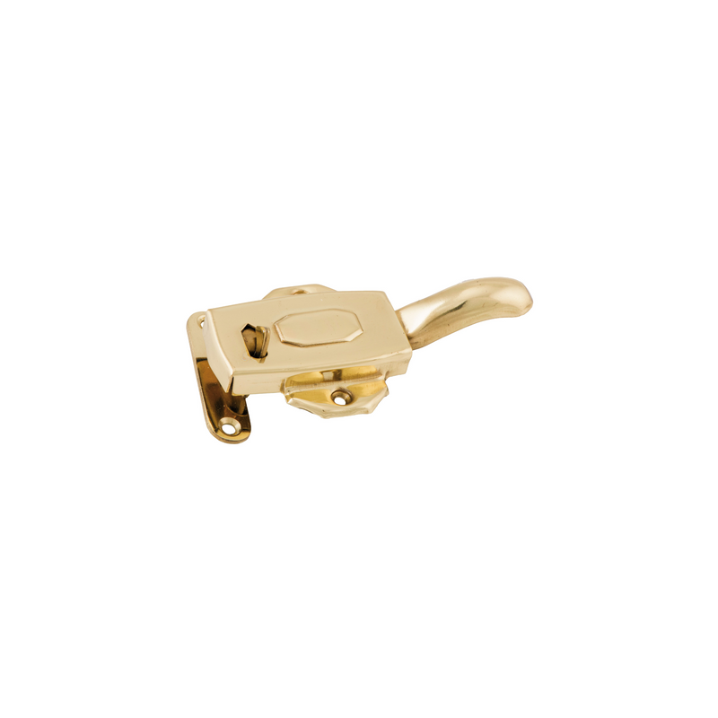 Kitchen Dresser Latch Right Hand Polished Brass