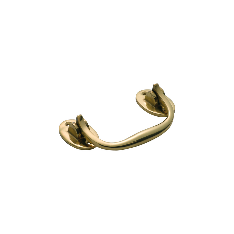 Trunk Handle Polished Brass