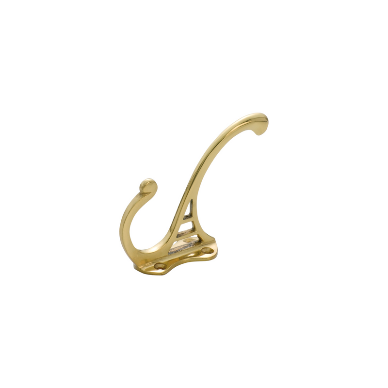 Hat & Coat Hook - Federation Polished Brass