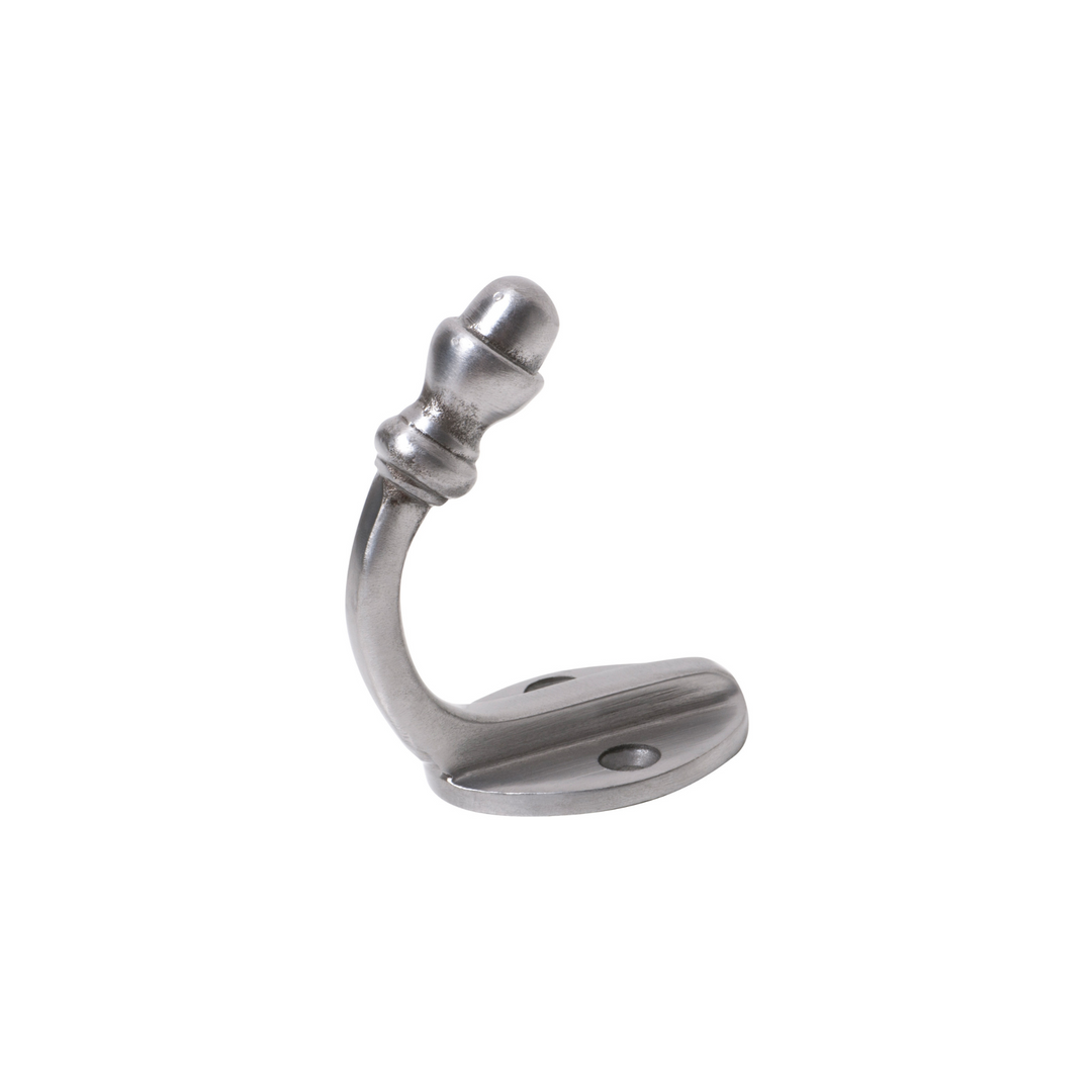 Robe Hook - Acorn Polished Metal