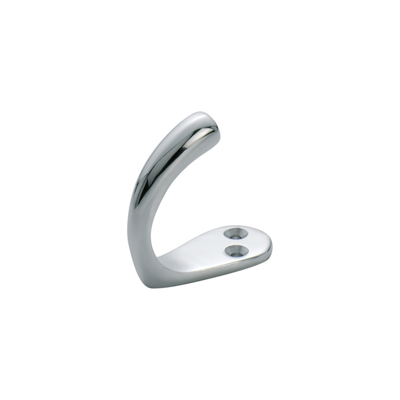 Single Robe Hook Polished Chrome