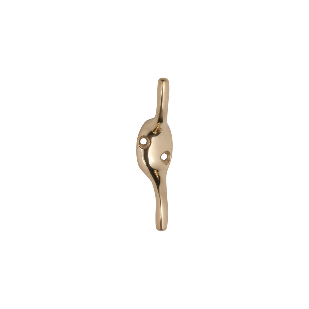 Cleat Hook Polished Brass