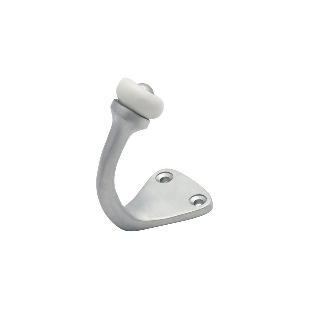 Robe Hook - Porcelain Tip Satin Chrome