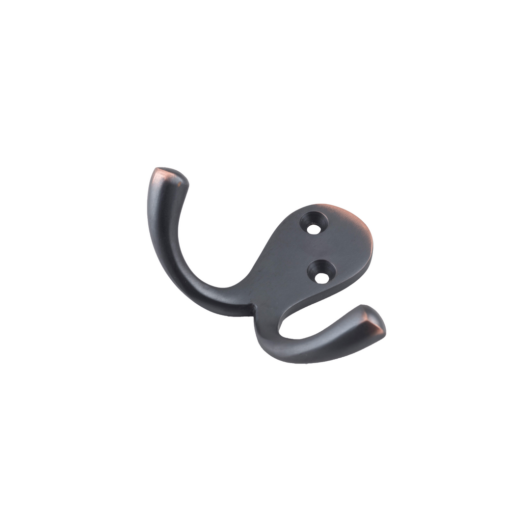Double Robe Hook Antique Copper