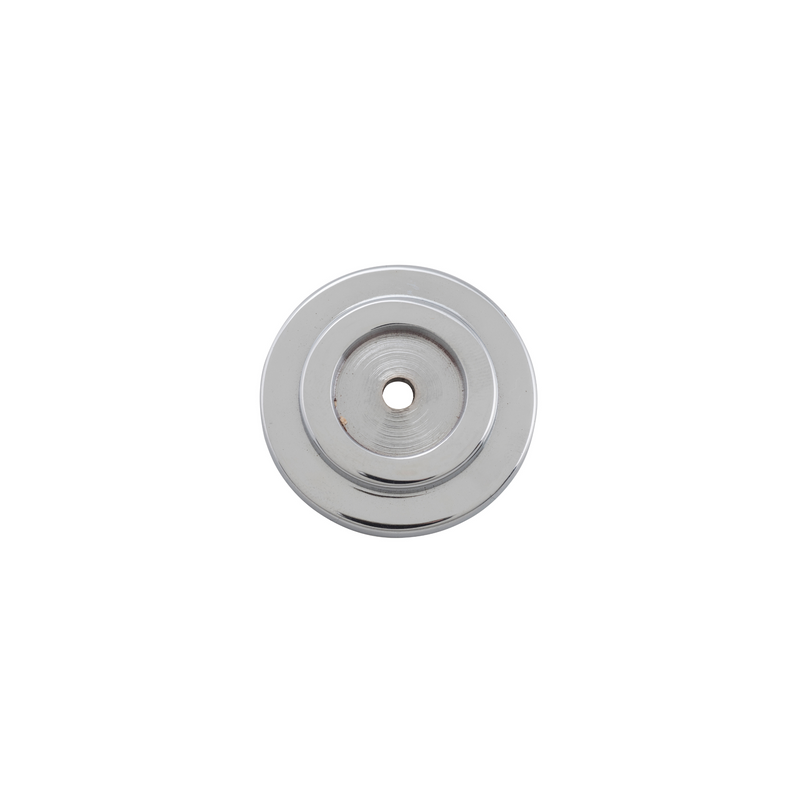 Knob Backplate Polished Chrome 25mm