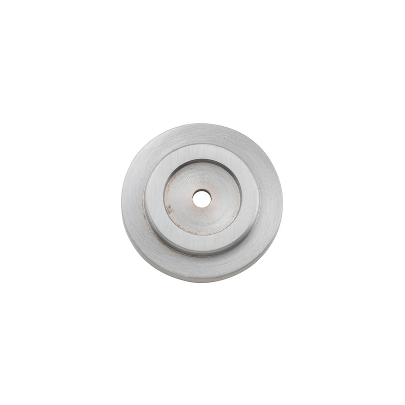 Knob Backplate Satin Chrome 32mm