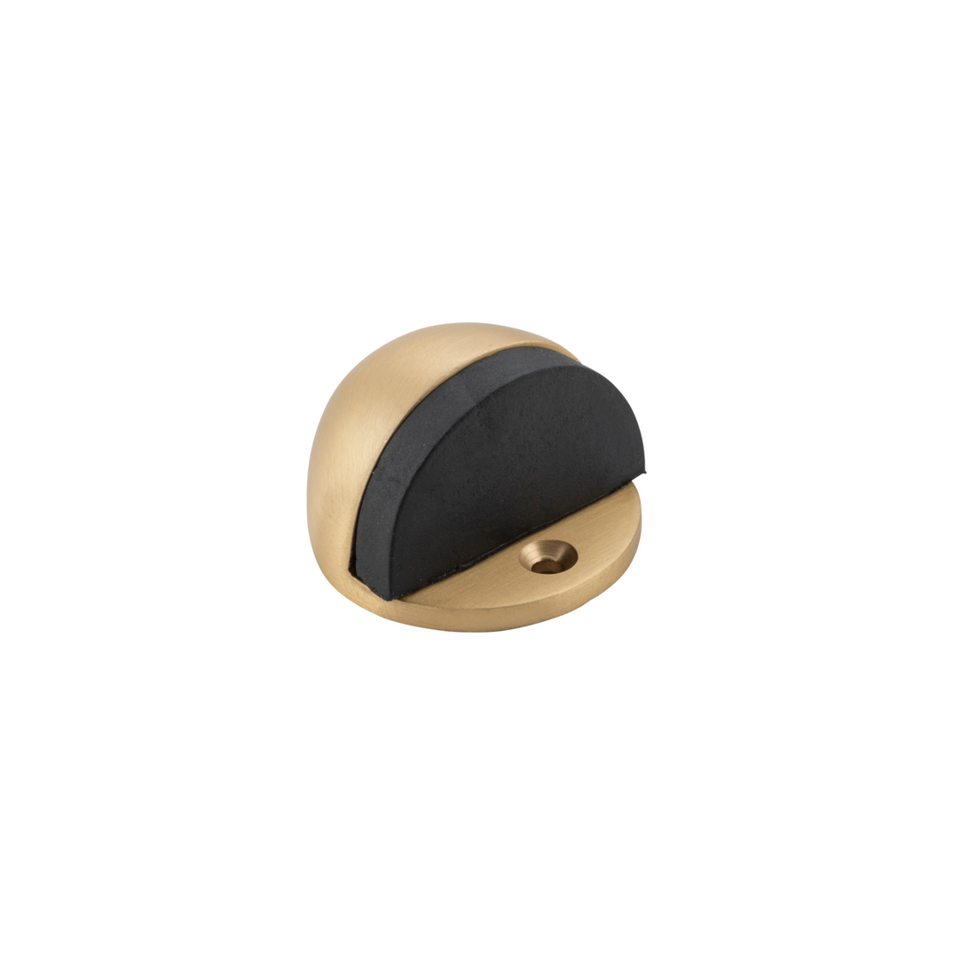 Door Stop - Oval Satin Brass