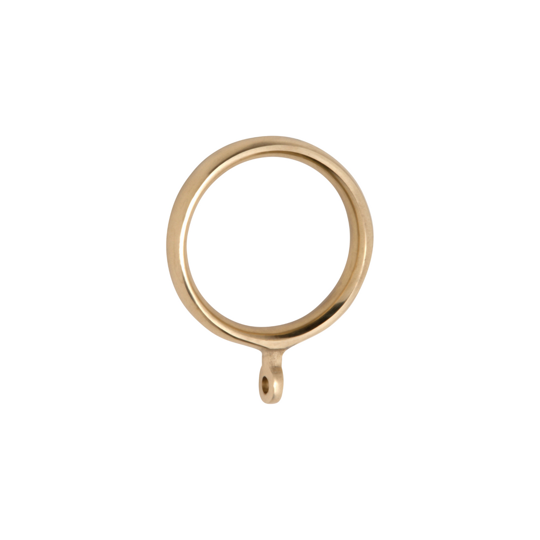 Curtain Ring Polished Brass 38mm