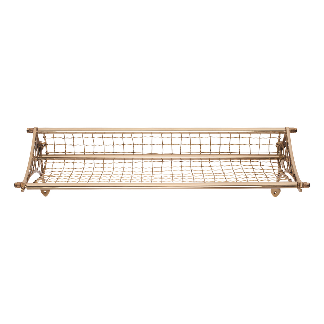 Luggage Rack 'NSWR' Polished Brass