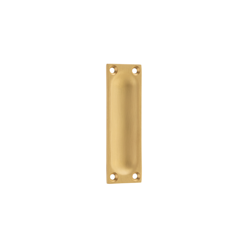 Classic Flush Pull Small Satin Brass