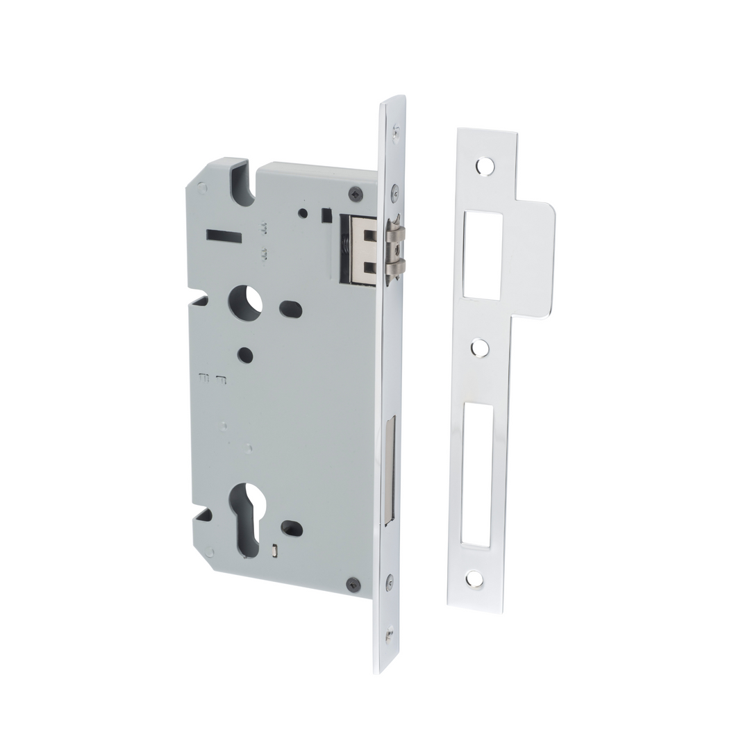 Euro Roller Lock Polished Chrome 60mm