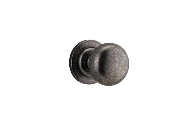 Cambridge Knob on Rose Distressed Nickel