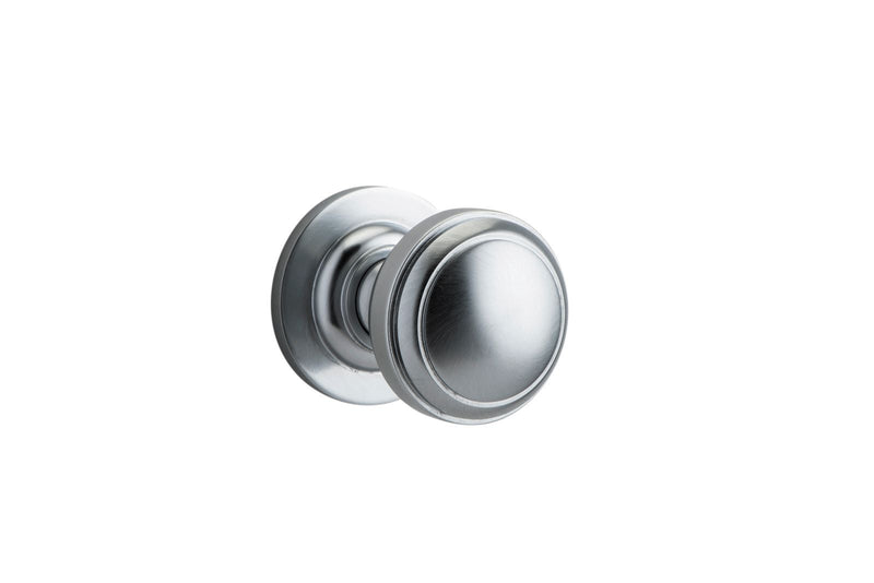 Paddington Knob on Rose Brushed Chrome