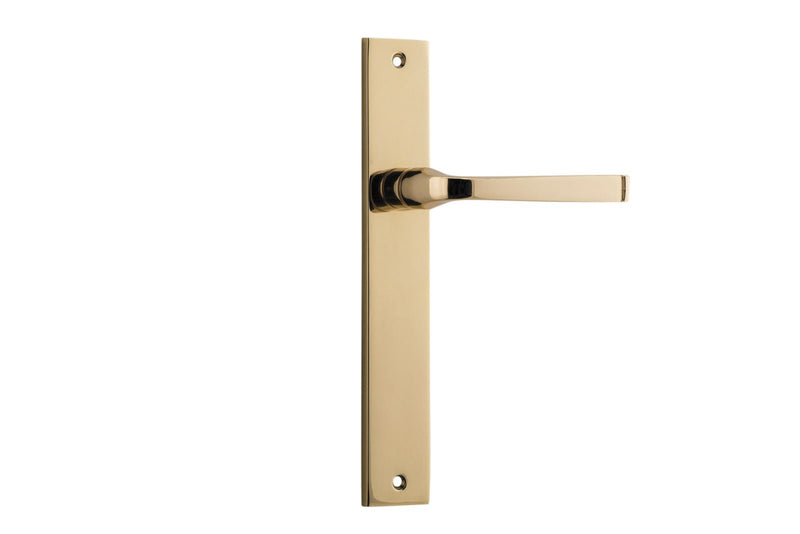 Annecy Lever Rectangular Polished Brass