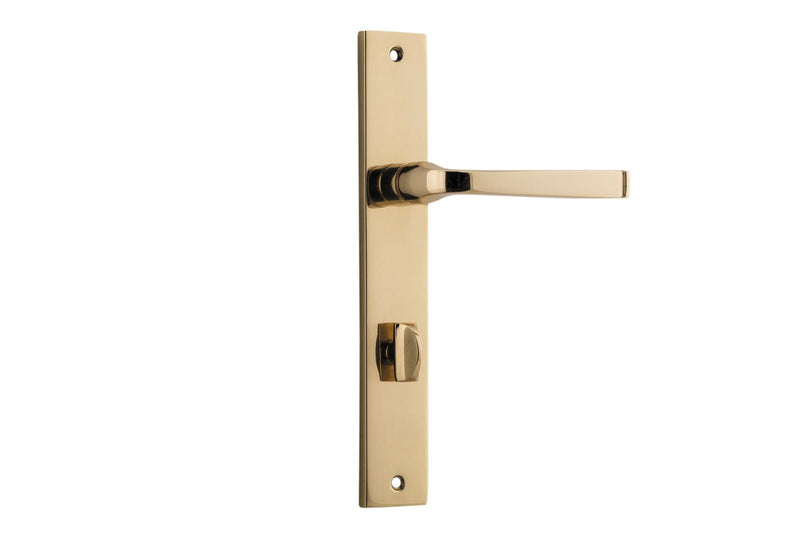 Annecy Lever Rectangular Polished Brass