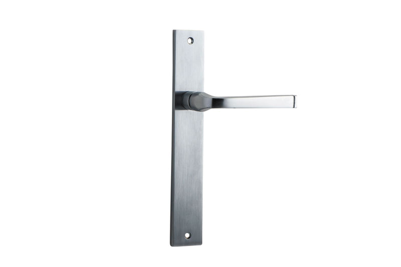 Annecy Lever Rectangular Brushed Chrome