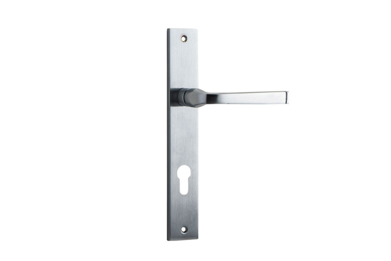 Annecy Lever Rectangular Brushed Chrome