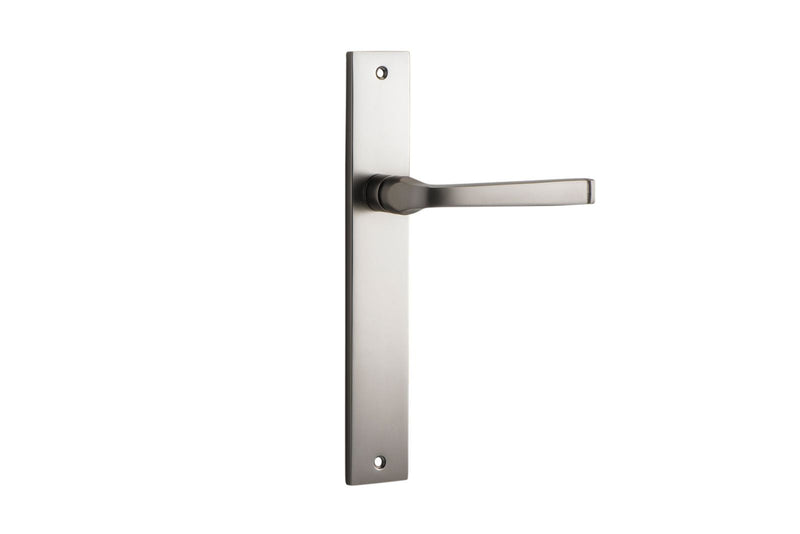 Annecy Lever Rectangular Satin Nickel