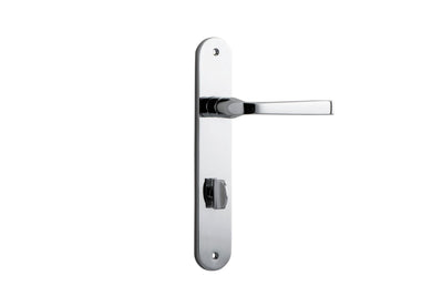 Annecy Lever Oval Polished Chrome