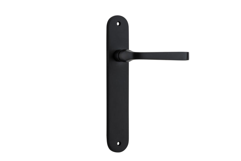 Annecy Lever Oval Matt Black