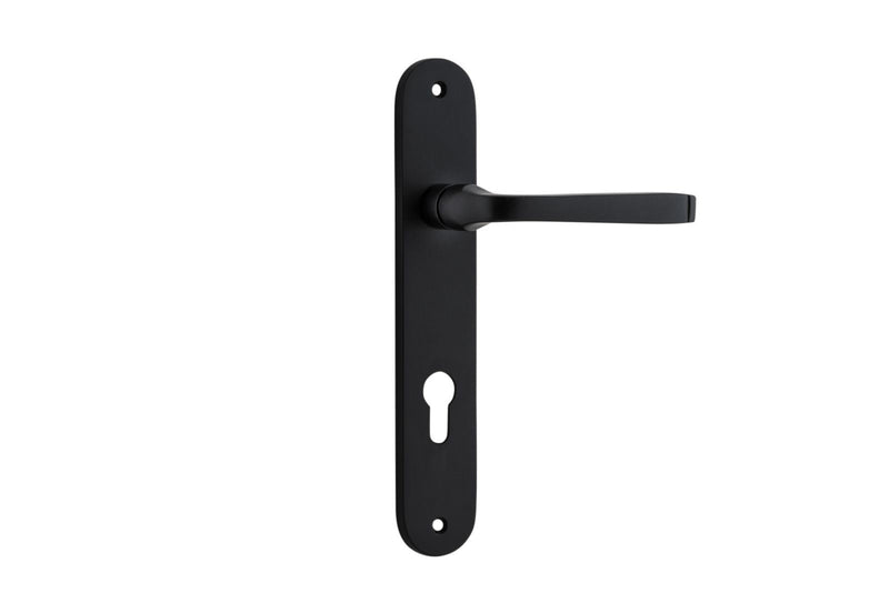 Annecy Lever Oval Matt Black