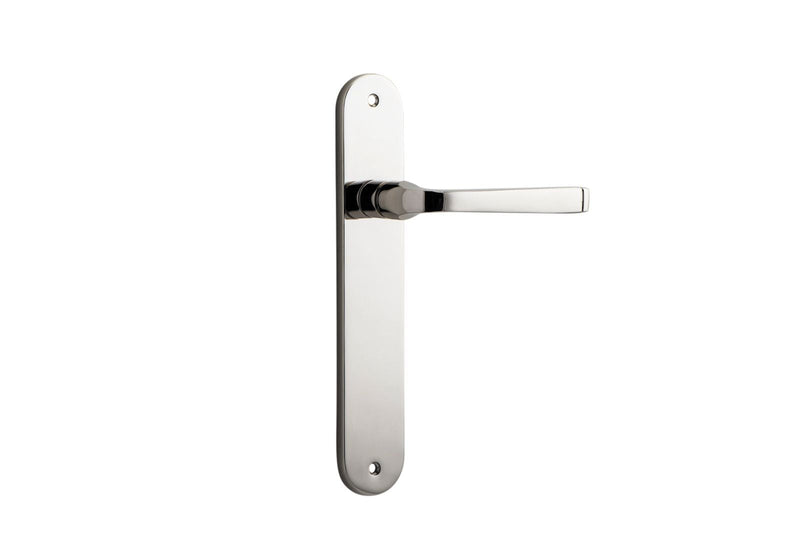 Annecy Lever Oval Polished Nickel