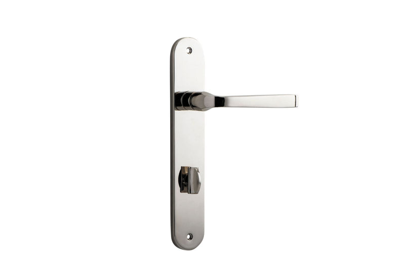 Annecy Lever Oval Polished Nickel