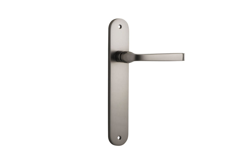 Annecy Lever Oval Satin Nickel