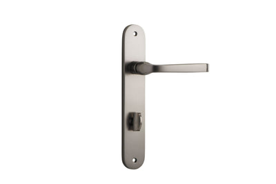 Annecy Lever Oval Satin Nickel