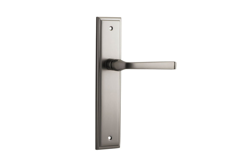 Annecy Lever Stepped Satin Nickel